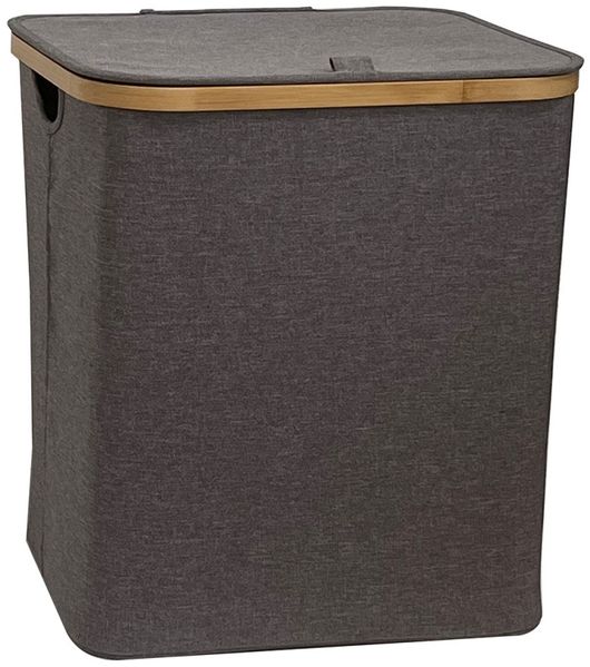 HTI-Living Wäschetonne Wäschekorb mit Deckel Ilian 60 Liter (Stück, 1 St, 1 Wäschesammler), Wäschebehälter Wäschesammler Wäschebox 60 Liter