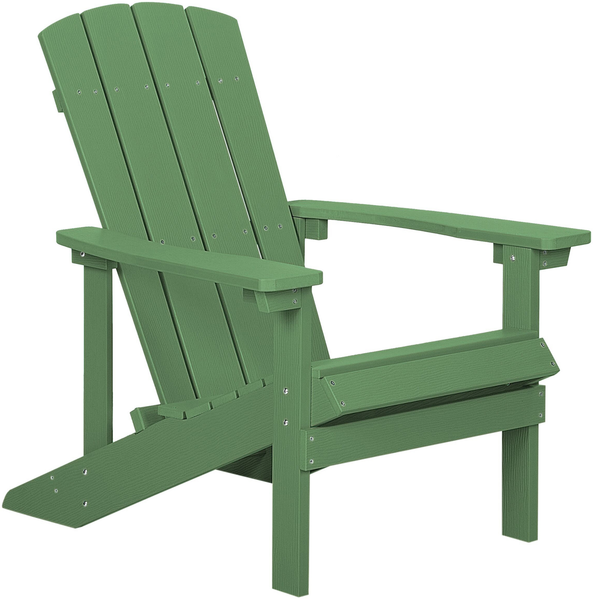 Gartenstuhl ADIRONDACK mit Fußstütze Grün Bild 4