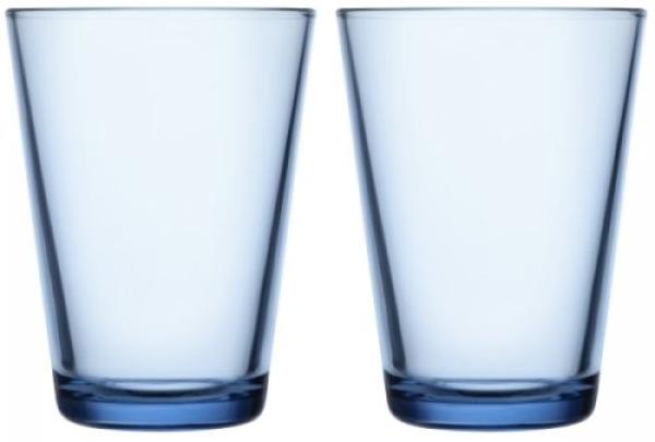 Iittala Kartio Glas - 40 cl - Aqua - 2 Stück 1025688