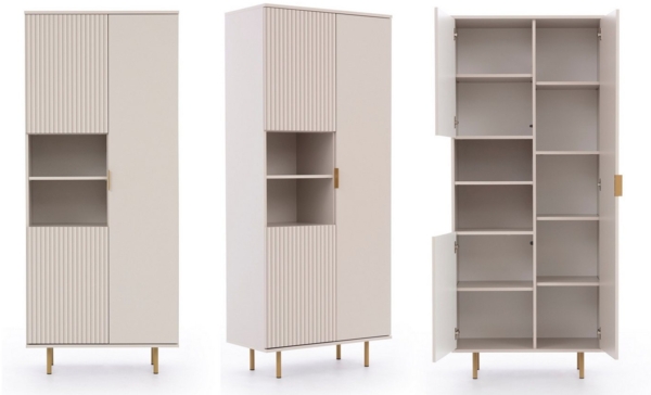 Marmex Möbel Wohnzimmer-Set NUBIA SET 06 TV-Wand-Set Lowboard Standregal Regal, (2-St) Bild 3