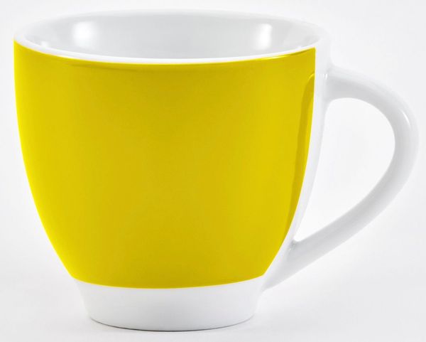 van Well Tasse Vario, 6-tlg, Porzellan, spülmaschinen- und mikrowellengeeignet, 6-teilig