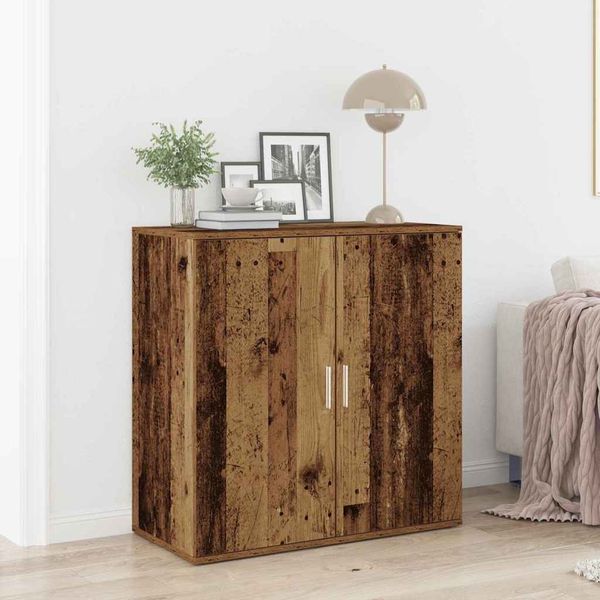 vidaXL Sideboard Altholz 79 x 38 x 80 cm Holzwerkstoff 862267