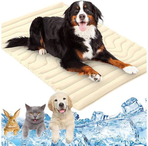 Agger Hundematte kühlmatte Hund, Waschbar kühlmatte für Hunde, Selbstkühlende Pads für Hunde Katzen im heißen Sommer