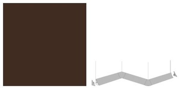 Getalit Innenecke 90° Plus 35 x 35 x 35 mm, mocca