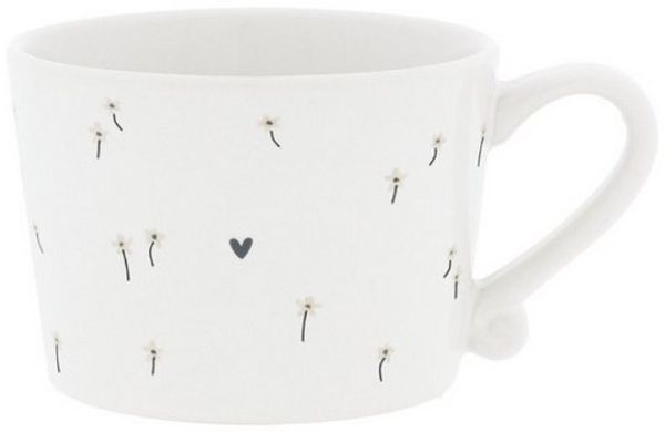 Bastion Collections Geschirr-Set Tasse small - DAISIES - weiß