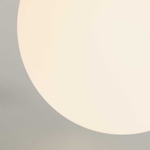 s.luce Dreibein-Stehleuchte Orb Tripod 160cm mit Glaskugel Weiß Ø 40cm Bild 7