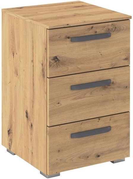 OTTO home Nachtkommode Nachttisch Nachtschrank Schubladen Sideboard Schubladenkommode OTELI (Breite 40 cm SOFT-CLOSE-FUNKTION, elegante Dekor- oder Hochglanzfront), mit 3 geräumigen Schubladen für viel Stauraum MADE IN GERMANY