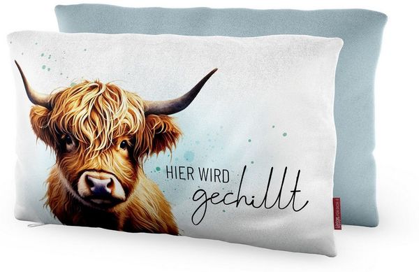 Kissen Dekokissen Kuschelkissen für Dich Geschenk la vida Rind 3968031