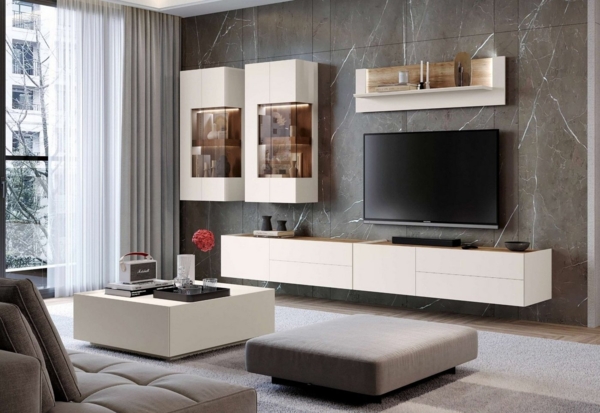 Places of Style Wandregal Sky45, Mit Beleuchtung, lackiert mit wasserbasiertem UV-Lack Bild 3