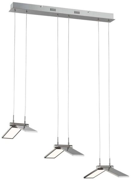 LED Pendelleuchte, Spots klappbar, L 70,5 cm