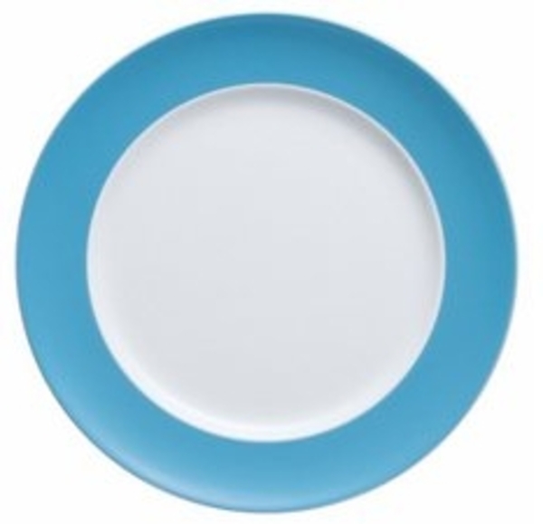 Speiseteller 27 cm Sunny Day Waterblue Thomas Porzellan Speiseteller - Mikrowelle geeignet, Spülmaschinenfest Bild 6