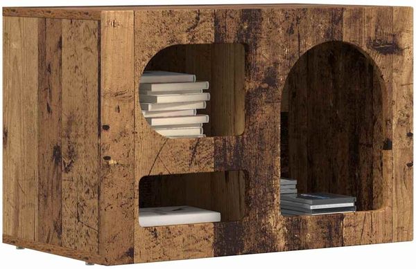vidaXL TV-Schränk ELST 60 x 35 x 40 cm Altholz Holzwerkstoff 891292 Bild 3