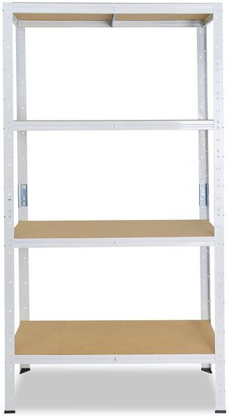 shelfplaza HOME 155x120x50 cm Schwerlastregal in weiß mit 4 Böden und 175 kg Traglast pro Boden Bild 5