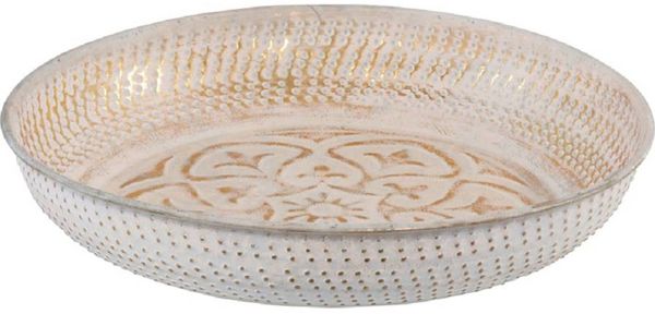 Schale FES gold/weiß oriental Ø 46 cm
