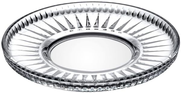 Pasabahce Elysia Untersetzer in Kristalloptik - ø13 cm - 6 teiliges Set