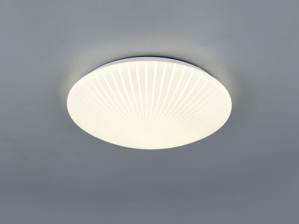 Kleine LED Deckenleuchte UMBRIA mit Strahlenmuster, rund Ø 30cm
