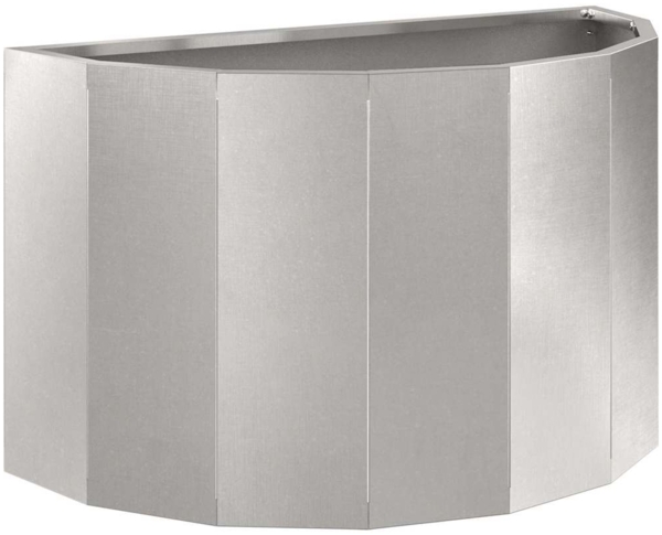 vidaXL Pflanzkübel Silber 60 x 30 x 35 cm Edelstahl 883700