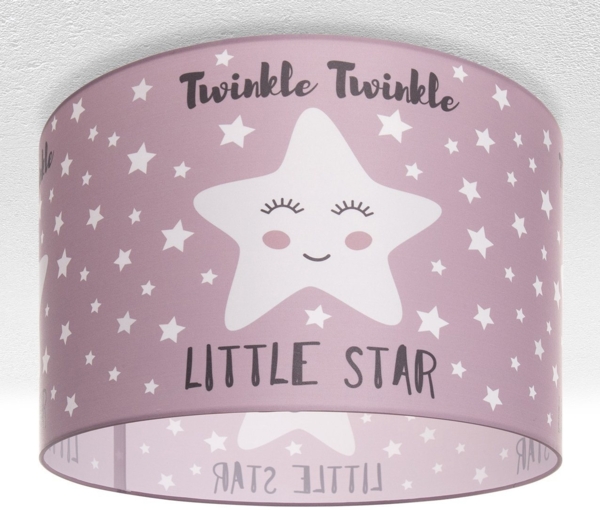 Paco Home Deckenleuchte Aleyna 105, ohne Leuchtmittel, Kinderlampe Deckenlampe LED Kinderzimmer Sternen Motiv E27