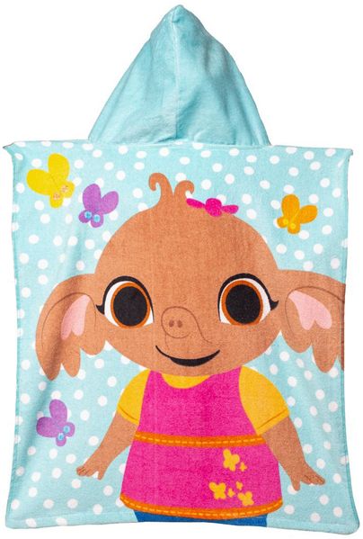 Bing Badeponcho für Kinder Hochwertiger Frottee aus 100 % Baumwolle