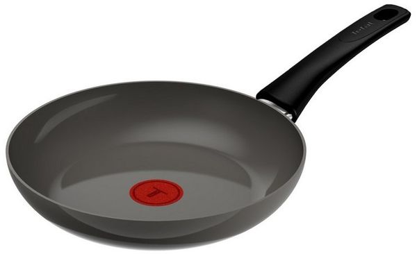 Tefal Bratpfanne Renewal, Aluminium (1-tlg), Keramikbeschichtung, 100% recycelter Aluminiumkörper, Thermo-Signal