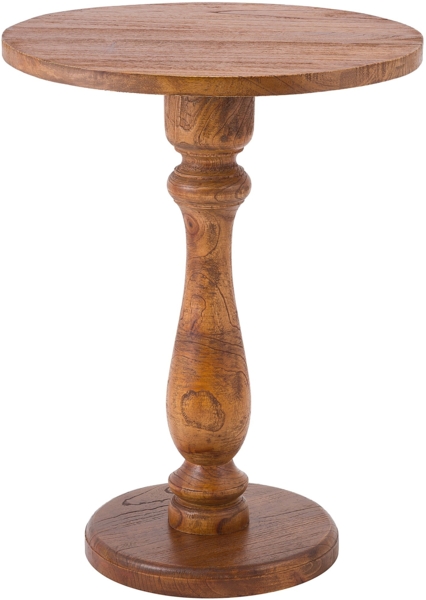 CLP Beistelltisch Adamsville Massivholz Wohnzimmertisch,braun