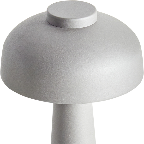Kabellose LED Tischlampe AGUSAN mit Dimmer Metall Grau Bild 4