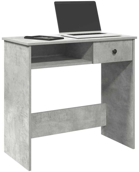 vidaXL Schreibtisch Betongrau 80x40x75 cm Holzwerkstoff 860475