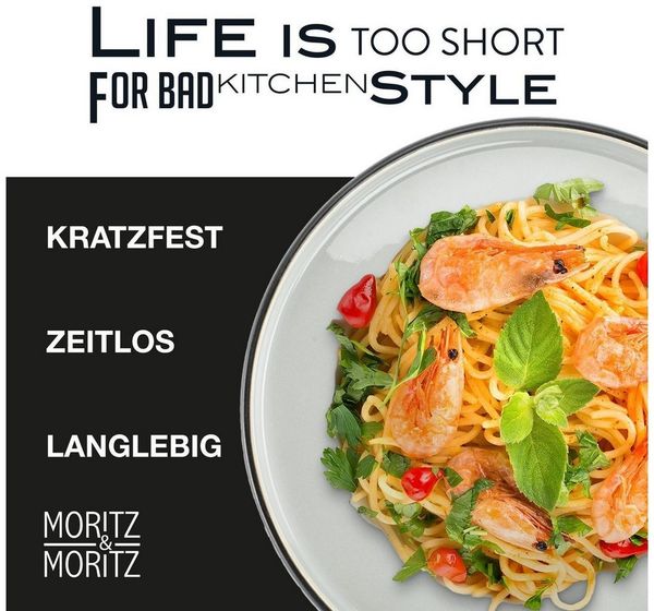 Moritz & Moritz Tafelservice SOLID UNI Geschirrset Grau (36-tlg), 12 Personen, Spülmaschinengeeignet Bild 4