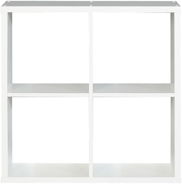 Regal >Wellington< in Weiß - 72.7x72.8x32.9cm (BxHxT) Bild 3