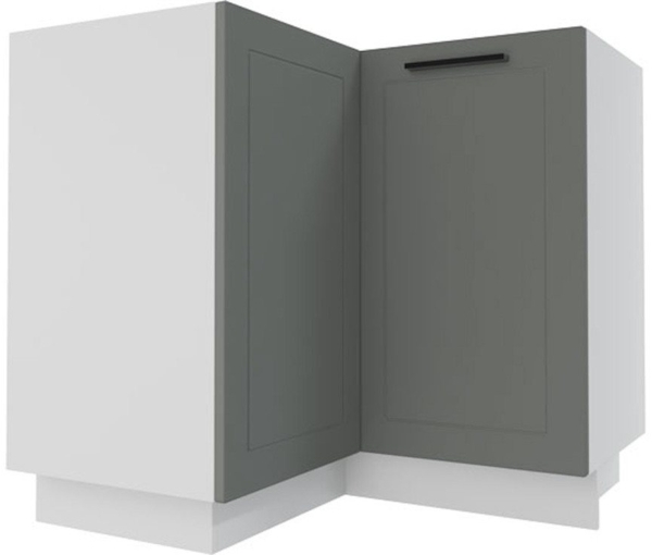 Eck-Unterschrank KVANTUM 2-türig 90x90cm Ausstattung & Farbe: mint matt / grau Q-D12/90