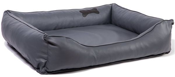 CopcoPet Tierbett Paco Hundebett Grau L - 90 x 70 cm Schaumstoff - Kissen Bild 4