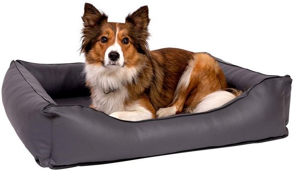 CopcoPet Tierbett Paco Hundebett Grau L - 90 x 70 cm Schaumstoff - Kissen Bild 3