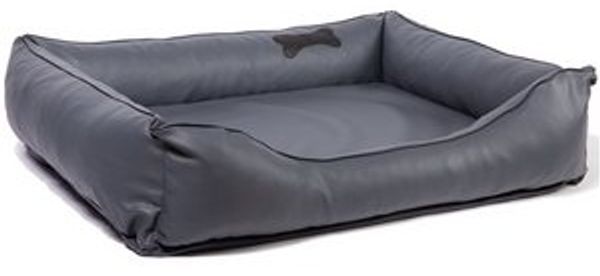 CopcoPet Tierbett Paco Hundebett Grau L - 90 x 70 cm Schaumstoff - Kissen Bild 6