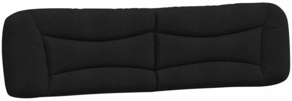 vidaXL Bettgestell ohne Matratze "Hvar" Schwarz 200x200 cm Stoff 3207795 Bild 4