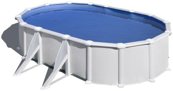 Atlantis Stahlwandpool Oval 610 x 375 x 132 cm