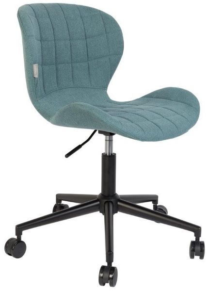 ZUIVER Bürostuhl OMG OFFICE Stoff Blau