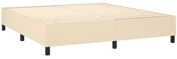 Boxspringbett Creme 180x200 cm Stoff [3120883] Bild 4