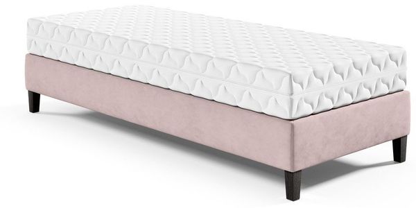 Best for Home Boxspringbett Hotelbett, Gästebett, Rahmenbett, Einzelbett, Bettgestell, Massivholz (Seniorenbett, Matratze, Jugendbett, Kinderbett, 70x200 80x200 90x200 100x200 cm), Komfortbett, Boxspringgestell, Verschiedene Liefermöglichkeiten