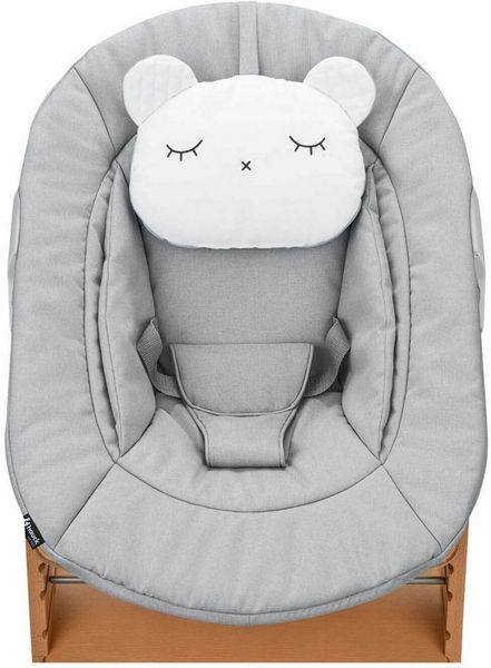 Hauck Alpha Newborn Set Pre Nature Grey Hochstuhl & Babywippe