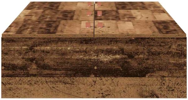 vidaXL Aufbewahrungsbettgestell Altholz 100 x 200 cm Holzwerkstoff 3335355 Bild 6