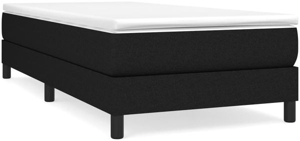 vidaXL Boxspringbettgestell Schwarz 90x200 cm Stoff 3120486 Bild 2