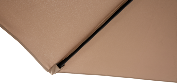 10 ft Outdoor Sonnenschirm Gartenschirm Patio-Schirm Kippbar Windresistent UV-beständig Khaki Bild 9