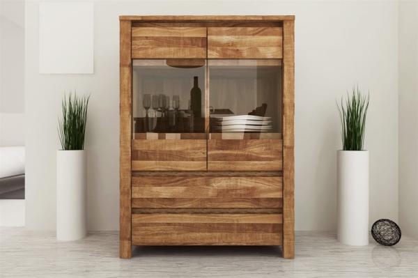 Highboard Kommode 'MAISON' Buche massiv 80x112x45 cm