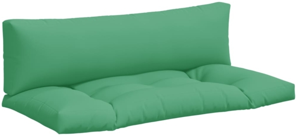 vidaXL Palettenkissen 2-tlg., Stoff, Grün