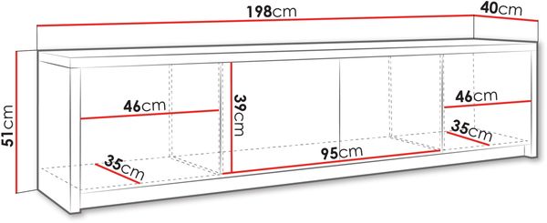 TV-Lowboard Sekarti 4D (Farbe: Sandbeige) Bild 4