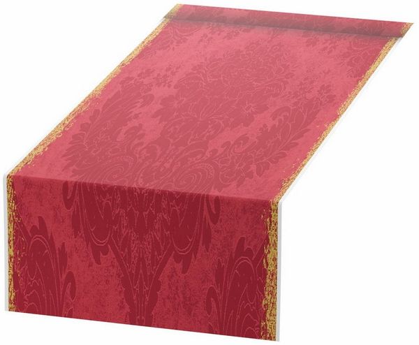 Duni Tischläufer 1 Dunicel® Tete-á-Tete, Royal bordeaux, 0,4x24 m, 183402