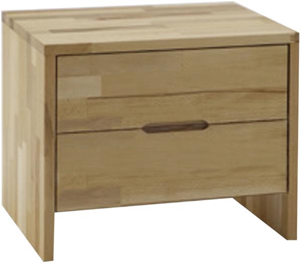 Dico Massivholz Nachttisch Beistelltisch, Komforthöhe Buche Kernbuche 01 Kernbuche natur lackiert