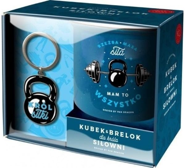Tassen-Set + Schlüsselanhänger Hobby-Gym King