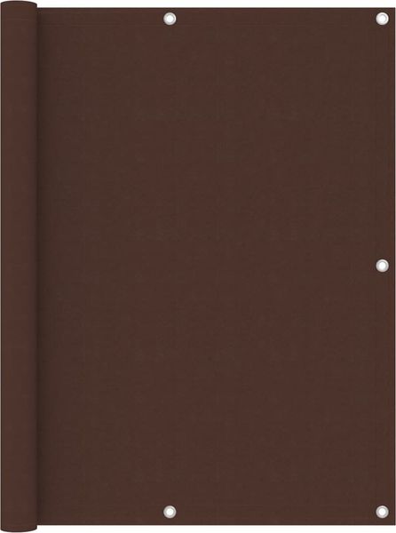 vidaXL Balkon-Sichtschutz Braun 120x300 cm Oxford-Gewebe 135076