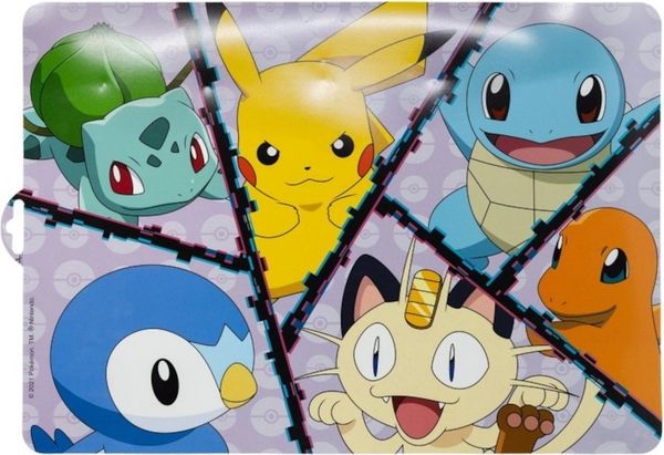 Pokémon Platzdeckchen Essplatzmatte Tischdecke Bunte Tischunterlage 43x28 cm